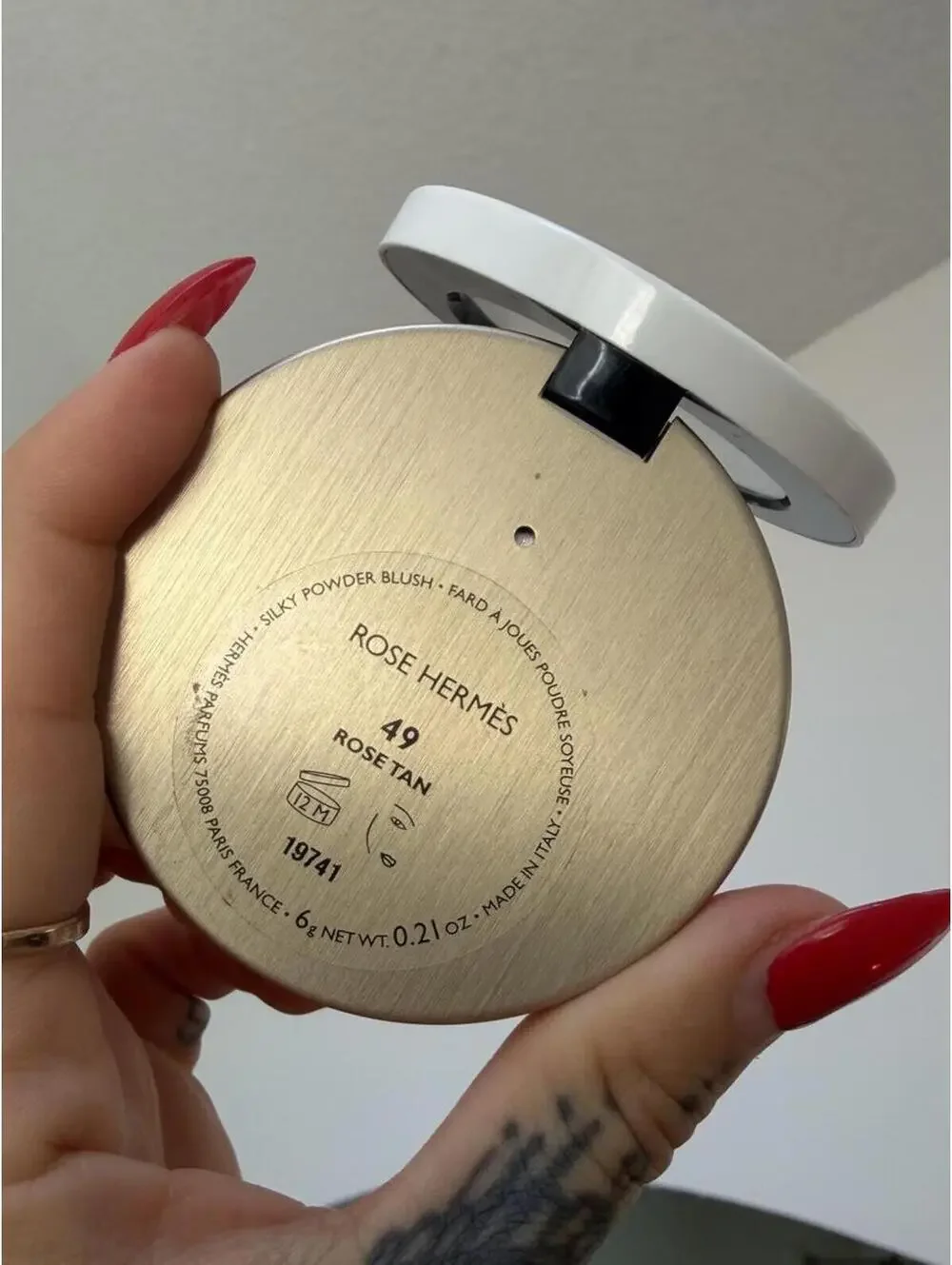 Hermes Blush Rose Tan 49